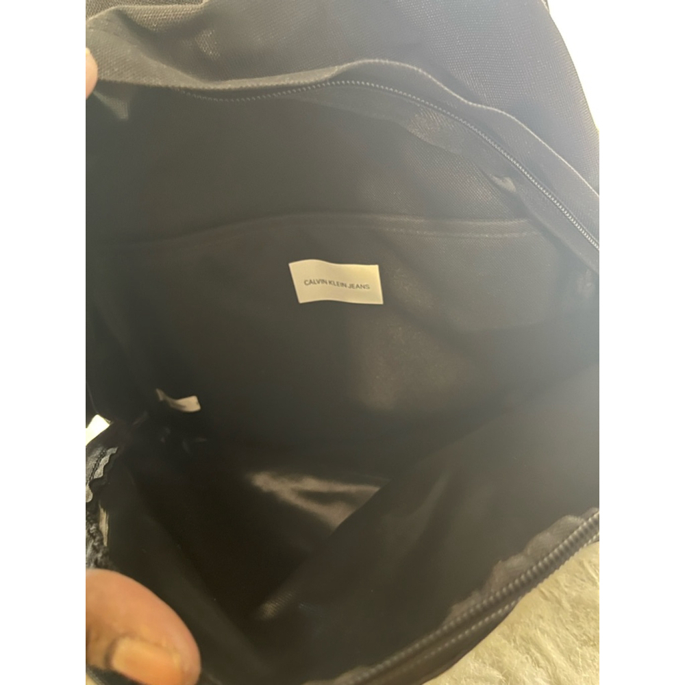 Calvin Klein Jeans Women's Nylon Logo Backpack - Black - Picture 8 of 10